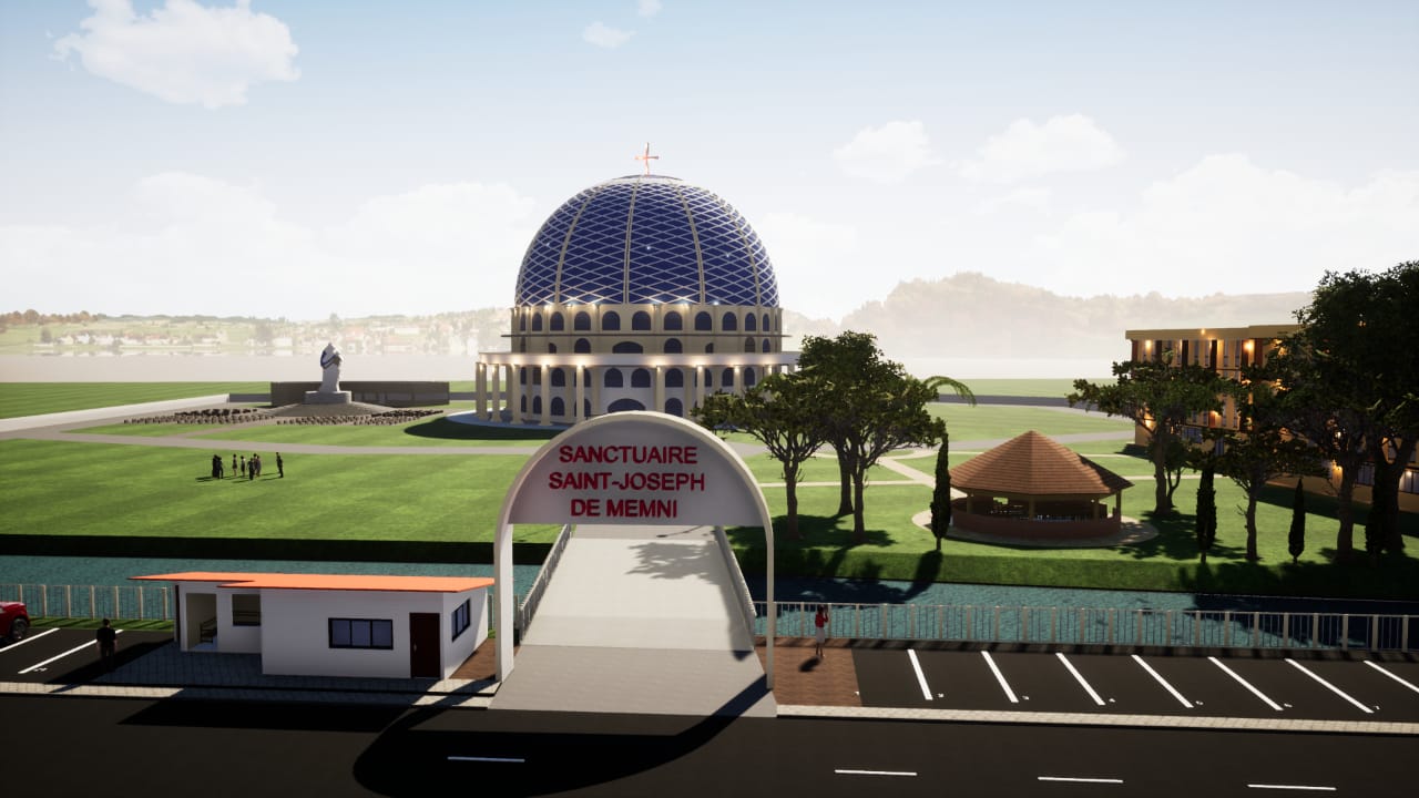 Architecture du projet d'aménagement du nouveau sanctuaire saint Joseph de Memni